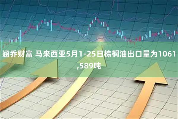 涵乔财富 马来西亚5月1-25日棕榈油出口量为1061,589吨