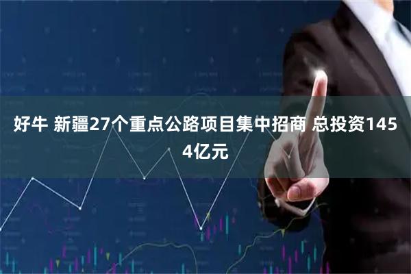 好牛 新疆27个重点公路项目集中招商 总投资1454亿元